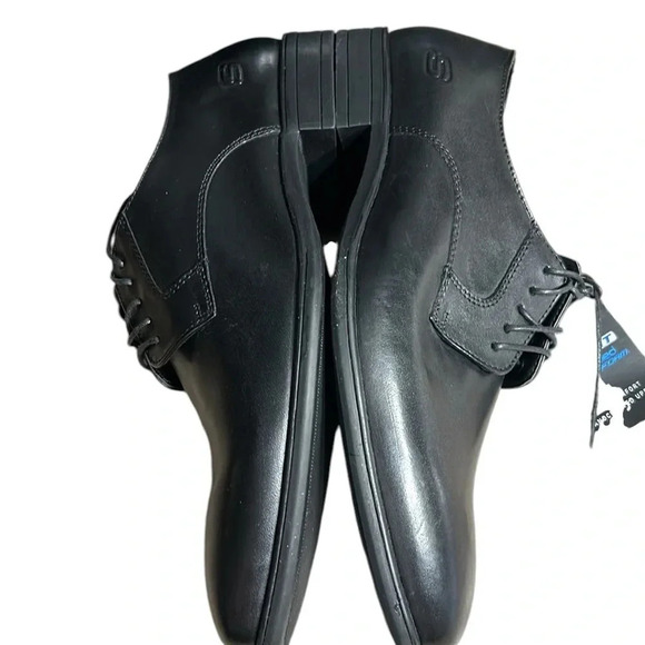 Sketchers shoes,men leather,black, NEW! Oxford,classic fit,air cooled ,204850 - Picture 7 of 16